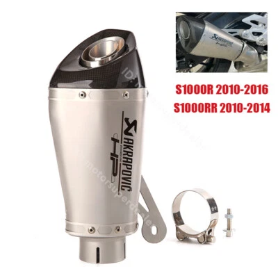 Slip for BMW S1000RR 2010-2014 S1000R Modified Exhaust Tips Muffler Pipe 60mm - Image 1 of 4
