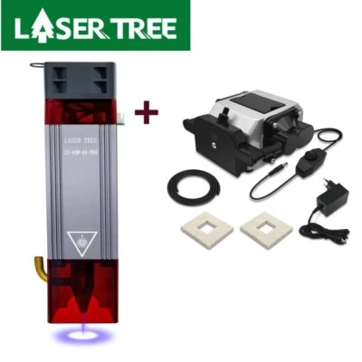 80W 12/24V Laser Module Head Kit for Laser Engraver Cutting DIY ,Air Assist Pump - image 1 of 4