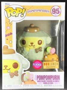 POP CAVE 2024 SANRIO: POMPOMPURIN *FLOCKED* BoxLunch Halloween Exclusive FREEFDX - Picture 1 of 11