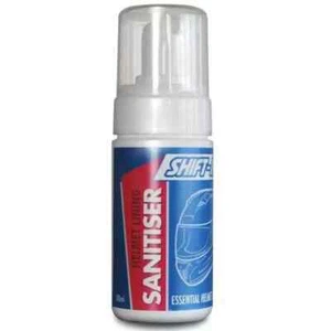 SHIFT IT MOTORCYCLE MOTORBIKE HELMET LINING SANITISER CLEANING FOAM 100ML - Picture 1 of 3