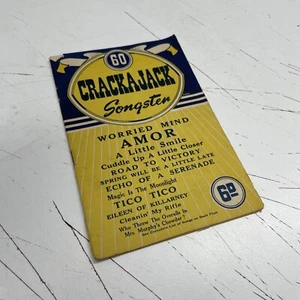 Folleto diario basura retro original vintage Songster Crackajack música Melbourne - Imagen 1 de 7