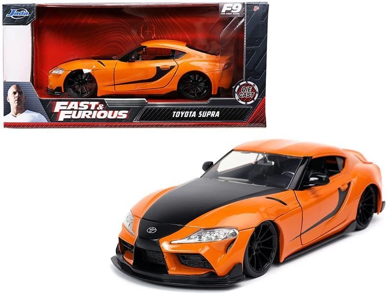 1:24 Han's Toyota GR A90 Supra Orange -- Fast & Furious JADA - Image 1 of 1