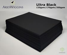 Black Card, Ultra Black 120gsm/170gsm/350gsm Arts&Crafts Matte Black Arjo Wiggin