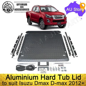 To suit Isuzu D-max 2012+ with Aluminium Hard Tub Lid Tonneau Cover Strut Lift - Picture 1 of 11