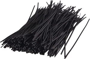 Twist Kabel Schnur Kabelbinder für Draht Organisation, wiederverwendbare Befestigung, 6 Zoll schwarz - Bild 1 von 8