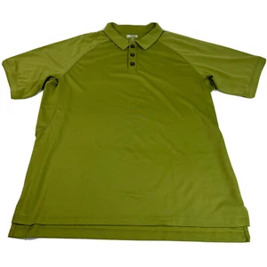 Duluth Polo Shirt Golf Trim Fit Men XL Green Polyester Outdoors Work Performance - Picture 1 of 6