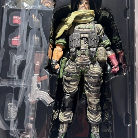 12" Metal Gear Solid 5 Snake Action Figure Play Arts Kai Model Collection Statue Cover