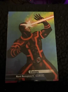 Marvel Masterpieces XL 5x7 Cyclops CANVAS #98 JUSKO RARE MINT - Picture 1 of 2