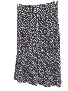 Karen Kane Womens Size M A-line Midi Skirt Button Front Elastic Back Waist NWT - Picture 1 of 7