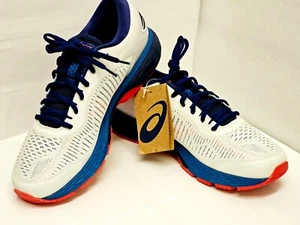 ASICS GEL KAYANO 25 Mens Running Trainer White Blue UK:9 EU:44 US:10 (28.CM) - Picture 1 of 13