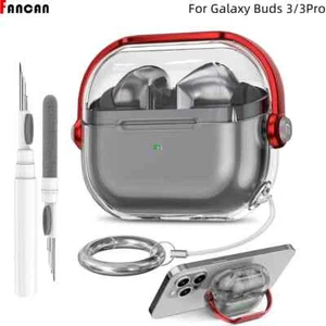 Funda transparente compatible con limpiador para Samsung Galaxy Buds 3/Buds 3 Pro - Imagen 1 de 25