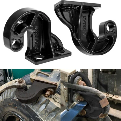 Pair Left + Right Side Lower Hood Pivot for Peterbilt 13-04708R 13-04708L Black - Image 1 of 4