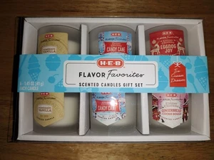 NEU HEB FLAVOUR FAVORITES MINI CREMIGE KREATIONEN DUFTKERZEN 6er Pack -VERSIEGELT- - Bild 1 von 2