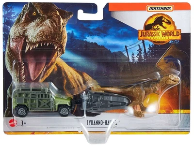 Jurassic World Matchbox Tyranno-Hauler Diecast Car - Image 1 of 2