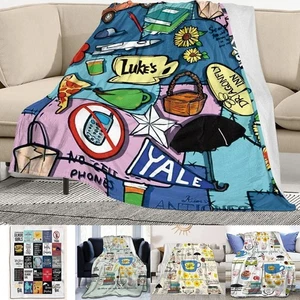 Gilmore-Girls Flannel Blanket Digital Printed Bed Blanket Small Cover Blanket uk - Picture 1 of 11