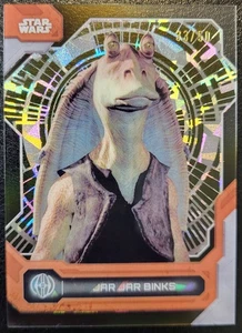 JAR JAR BINKS 33/50 2024 Topps High Tek Star Wars Gold Throne Room SP #54 - Picture 1 of 3