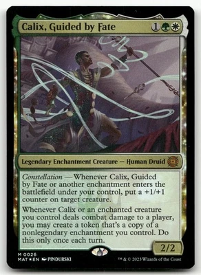 Calix, Guided by Fate #26 (Foil) (NM) March of the Machine MAT Magic MTG - Image 1 of 2