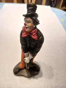 Clown Figur Clownsfigur mit Regenschirm Vintage - signiert von G. Mariani- - Bild 1 von 5