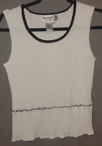 Joseph A Women's cream (light)  Sleeveless Top Paris - London - New York - Picture 1 of 5