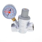Water Pressure Reducing Valve with Gauge PRV 1/2 3/4