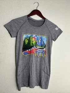 Lululemon Women’s Size 6 Gray Short Sleeve Shirt 2023 Bayou City Classic  - Picture 1 of 14
