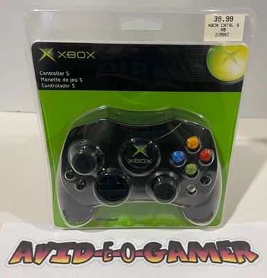 Mando Xbox Original Tipo S Negro XBOX 2003 OEM Original Nuevo Precintado Foto 1 de 4