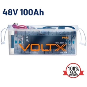 VoltX 48V 100Ah Lithium Iron Phosphate Battery RV 4WD LiFePO4 Rechargeable - Picture 1 of 24