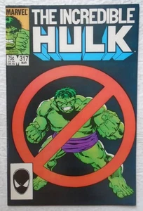 The Incredible Hulk #317 Copper Age Marvel Comic Book 1986 VF/NM - Picture 1 of 2