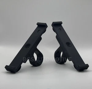 Number Plate Clips/holders for Audi Honeycomb Grills (Flexible Push&Lock Design) - Picture 1 of 5