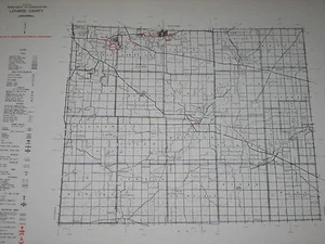 1961 LENAWEE County MI MICHIGAN ERHALTUNG DNR KARTE - Bild 1 von 1