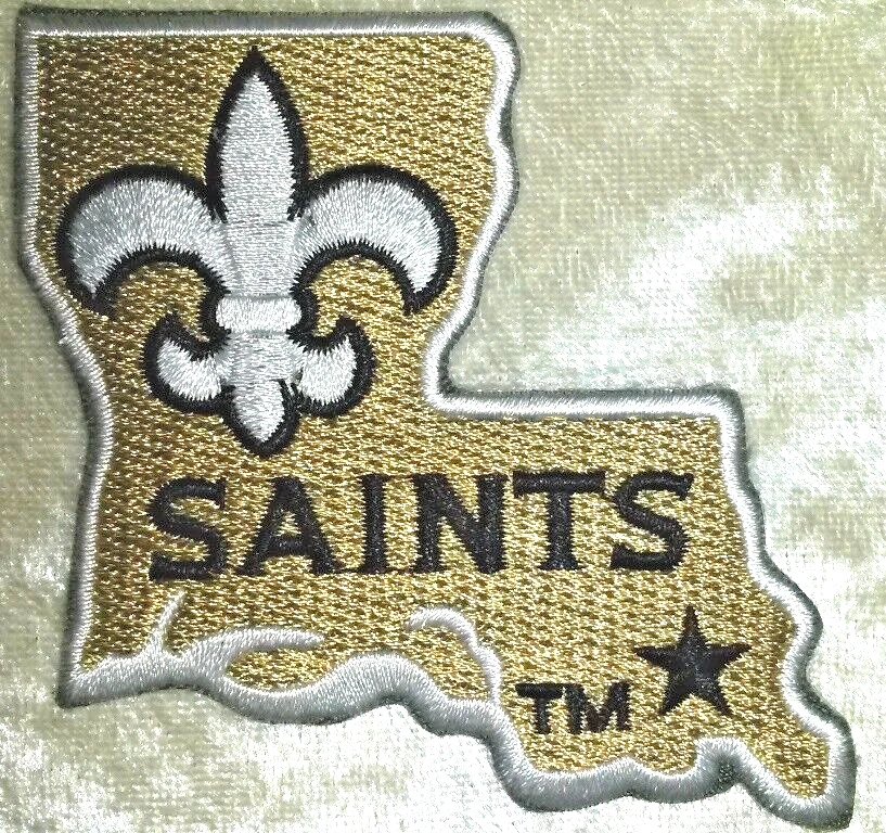 Parche bordado New Orleans Saints 3" LA State Iron On ~Seguimiento gratuito~ Foto 1 de 1
