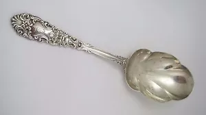 Dominick & Haff "Renaissance" Sterling überbacken Einmachlöffel Mono - 7 3/4 Zoll - Bild 1 von 7