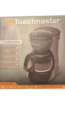 5 CUP COFFEE MAKER BLACK TOASTMASTER - Image 1 of 4