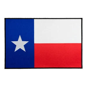 Texas State Flag Black Border Patch, 50 State Flag Patches - Picture 1 of 5