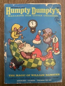 Vintage Humpty Dumpty’s December 1976 Magazine For Little Children Book - Imagen 1 de 3