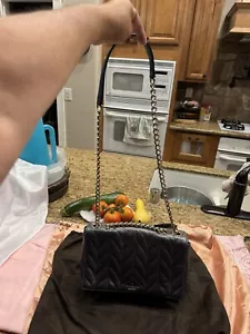Kate Spade Emelyn Briar Lane Quilted Gunmetal Shoulder Bag - Picture 1 of 10