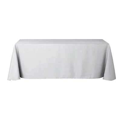 90x156-Inch RECTANGULAR Polyester Tablecloths Reception Catering Wedding Party - Image 1 of 2