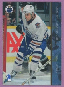 2003 03-04 BE A PLAYER MEMORABILIA SAPPHIRE OILERS MIKE COMRIE #55 #'d 100/100 - Bild 1 von 2