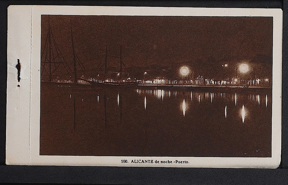 1615.-ALICANTE -100 Alicante de Noche - Puerto - Imagen 1 de 1