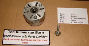 ROTOR electrical system component ---- 1975 HONDA CL360 Scrambler - Foto 1 di 2