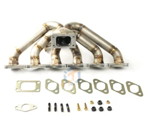 TURBO EXHAUST MANIFOLDS FITS R32 R33 R34 RB20DET RB25DET T3 GENX NISSAN SKYLINE - Imagen 1 de 13