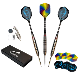 Dart Einsteiger Set Edelstahl 3 Darts 6 Flights 24g I NEU & OVP - Bild 1 von 8