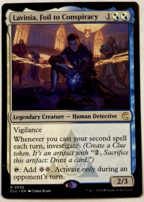 MTG Lavinia, Foil to Conspiracy Ravnica: Clue Edition 36 NM - Image 1 of 2