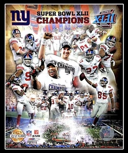 NEW YORK GIANTS SUPER BOWL XLII 2008 OFFICIAL LICENSED 8X10 NFL PHOTO FOOTBALL - Picture 1 of 1