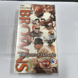 THE CLEVELAND BROWNS : FIFTY YEARS Of Memories. VHS. Brand New. - Picture 1 of 4