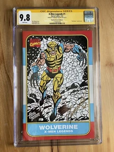 X-MEN #1 Wolverine Rookie Card comic Cgc 9.8 Signed by Dominique Wilkins NBA - Picture 1 of 4