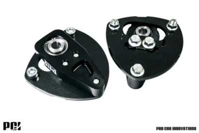 PCI Spherical Adjustable Camber Caster Top Hat Set 02-04 RSX 01-05 Honda Civic - Image 1 of 4