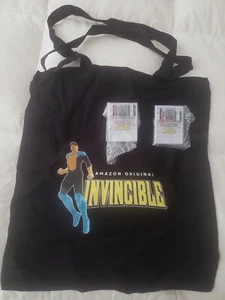 AMAZON PRIME INVINCIBLE ORIGINAL TV TOTE BAG & 2 SEWING KITS with SHOW LOGO NEW - Picture 1 of 2