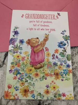 Cartão comemorativo de aniversário urso avô 5”x7” Hallmark Mary Hamilton - Imagem 1 de 4