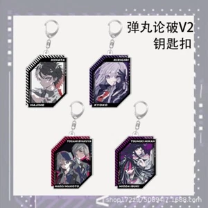Danganronpa Anime Acrylic Keychain Bag Pendant Keyring Cartoon Cospaly Game Gift - Picture 1 of 9